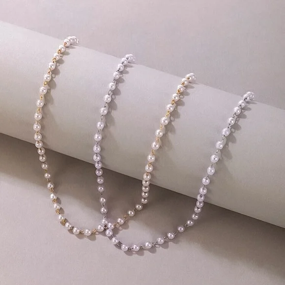 ⚜️𝟯𝟬%𝗢𝗙𝗙 𝗯𝘂𝗻𝗱𝗹𝗲𝘀 𝟯+⚜️ NEW Pearl Delicate String Choker - Picture 4 of 13